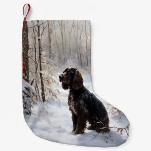 Cocker Spaniel Let It Snow Christmas  Small Christmas Stocking