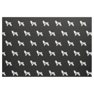 Cocker Spaniel Love Fabric
