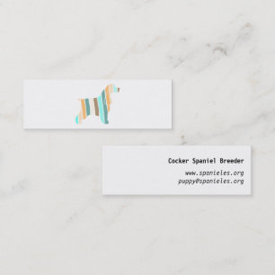 Cocker Spaniel Mini Business Card