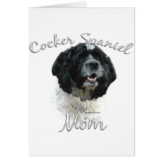 Cocker Spaniel Mom 2 Cards (Front)