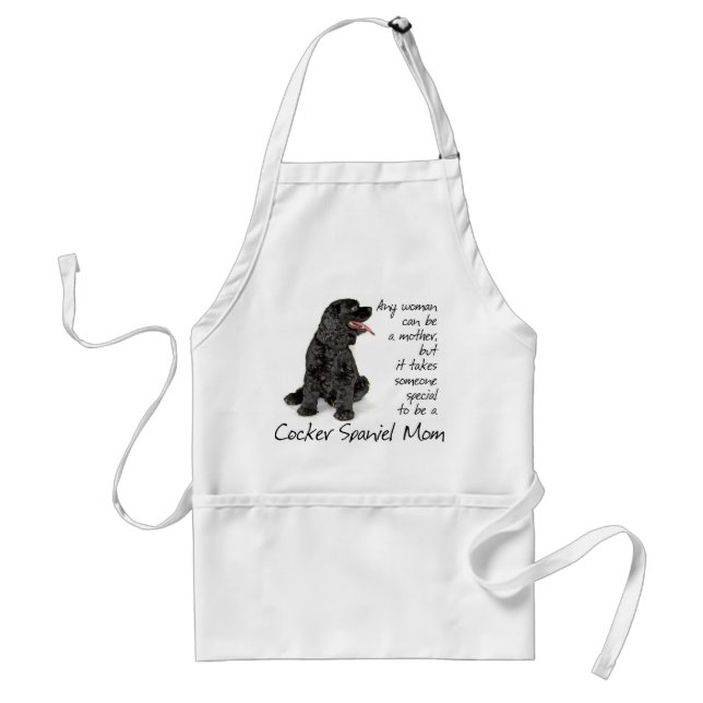 Cocker Spaniel Mom Apron (Front)
