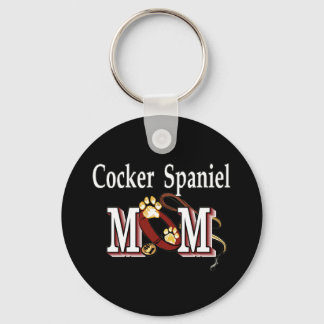 cocker spaniel mom Keychain