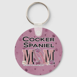 Cocker Spaniel MOM Keychain