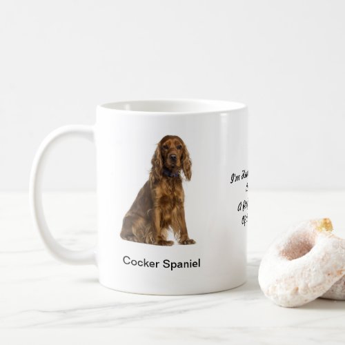 Cocker Spaniel Mug _ With two images and a motif