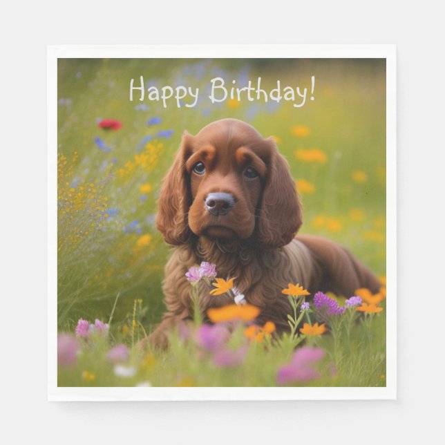 Cocker Spaniel  Napkins (Front)