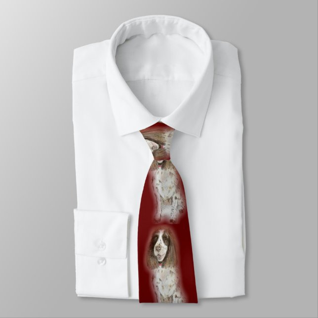 Cocker Spaniel Neck Tie (Tied)
