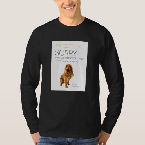 Cocker Spaniel Online Shop Ecommerce Seller 404 Do T_Shirt