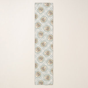 Cocker Spaniel Painting Buff Gold Original Dog Art Scarf