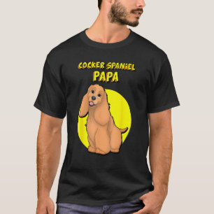 Cocker Spaniel Papa Red Cocker Spaniel Dog Father T-Shirt