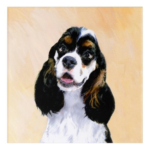 Cocker Spaniel Parti Painting _ Original Dog Art