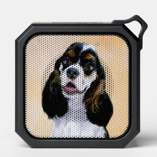 Cocker Spaniel (Parti) Painting - Original Dog Art Bluetooth Speaker
