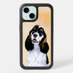 Cocker Spaniel (Parti) Painting - Original Dog Art iPhone 15 Case