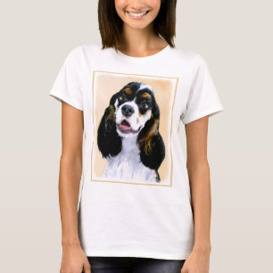 Cocker Spaniel (Parti) Painting - Original Dog Art T-Shirt