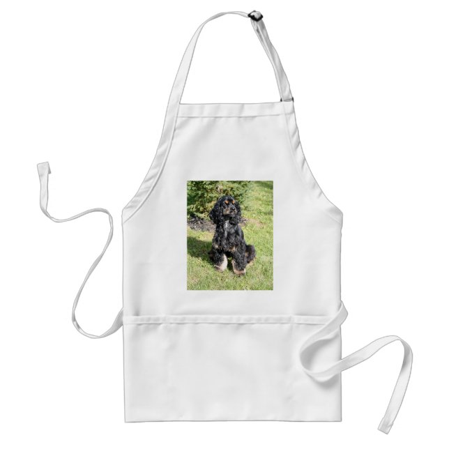 Cocker Spaniel Photo Adult Apron (Front)