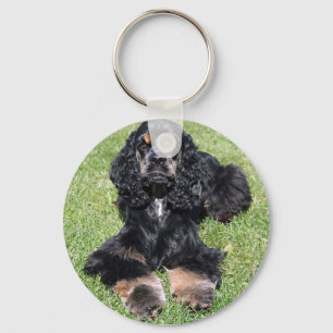 Cocker Spaniel Photo Keychain