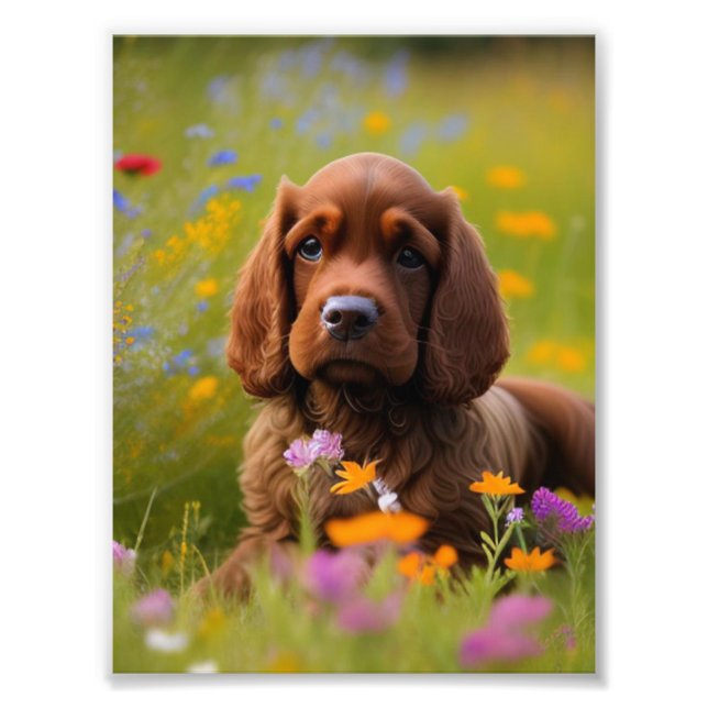 Cocker Spaniel Photo Print (Front)