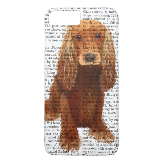 Cocker Spaniel Plain Case-Mate iPhone Case (Back)