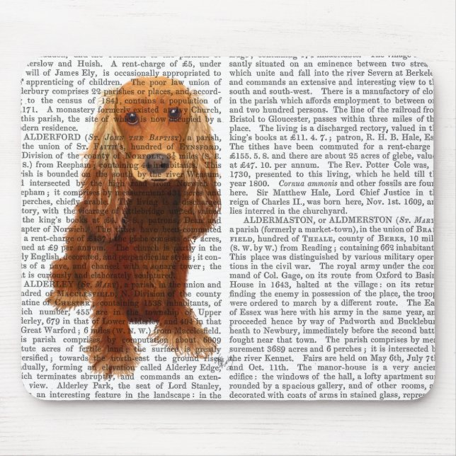 Cocker Spaniel Plain Mouse Pad (Front)
