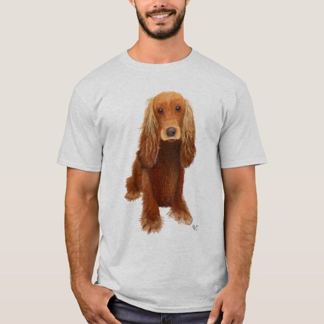 Cocker Spaniel Plain T-Shirt (Front)