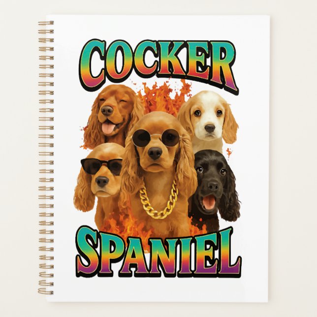 Cocker Spaniel  Planner (Front)