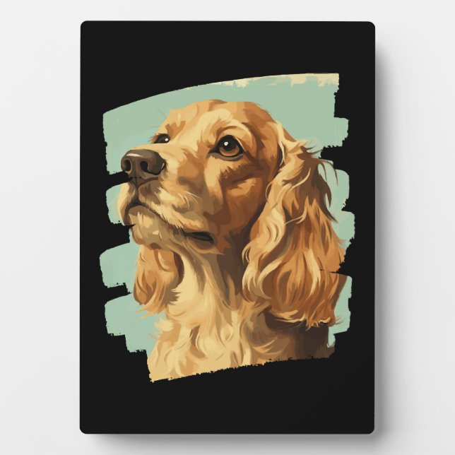 Cocker Spaniel Plaque (Front)