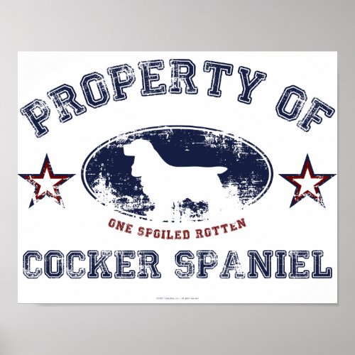 Cocker Spaniel Poster