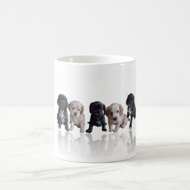 Cocker Spaniel Puppies Coffee Mug (Center)