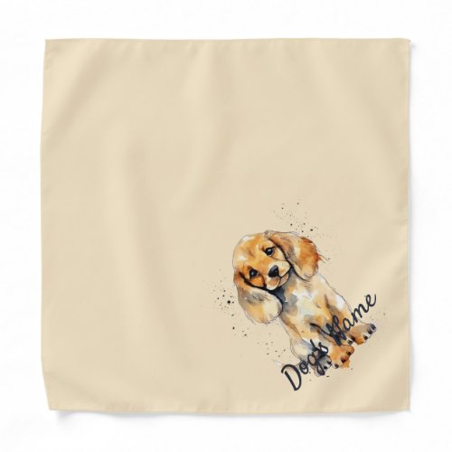 Cocker Spaniel puppy Bandana