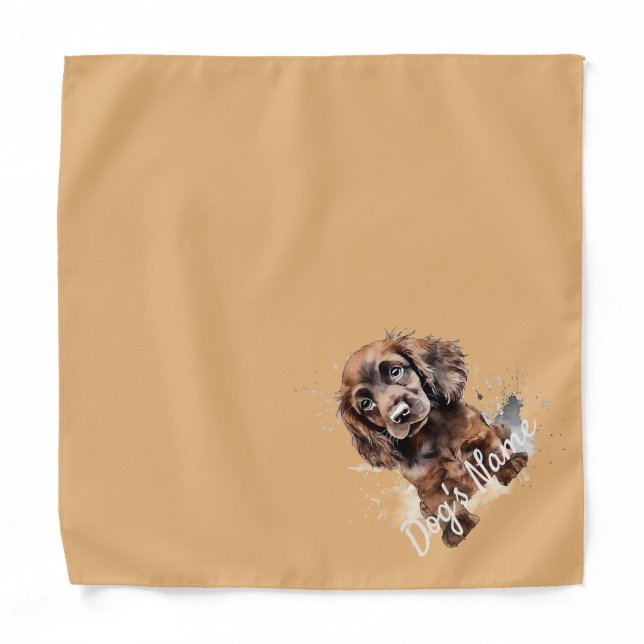Cocker Spaniel puppy Bandana (Front)