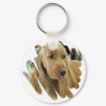 Cocker Spaniel Puppy Dog Keychain