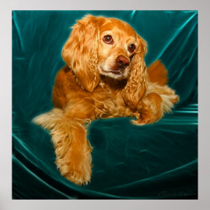 Cocker Spaniel Puppy Dog Poster