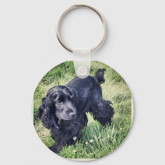 Cocker Spaniel Puppy Keychain