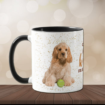 Cocker Spaniel Puppy Kisses Fix Everything Mug by DogVillage at Zazzle