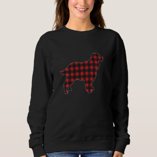 Cocker Spaniel Red Buffalo Plaid Puppy Dog Matchin Sweatshirt