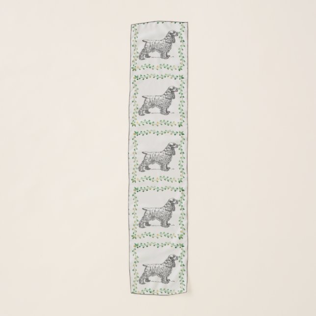 Cocker spaniel scarf (Front)