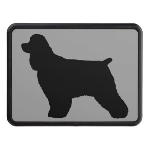 Cocker Spaniel Silhouette Tow Hitch Cover