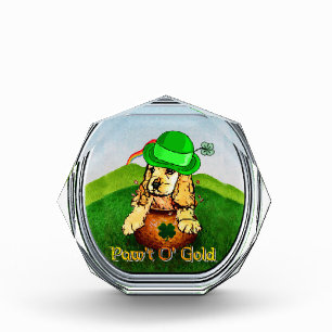 Cocker Spaniel St Patricks Day Award