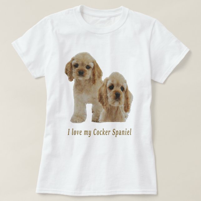 Cocker spaniel T-Shirt (Design Front)