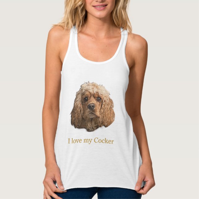 Cocker Spaniel t-shirts (Front)