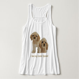Cocker spaniel tank top