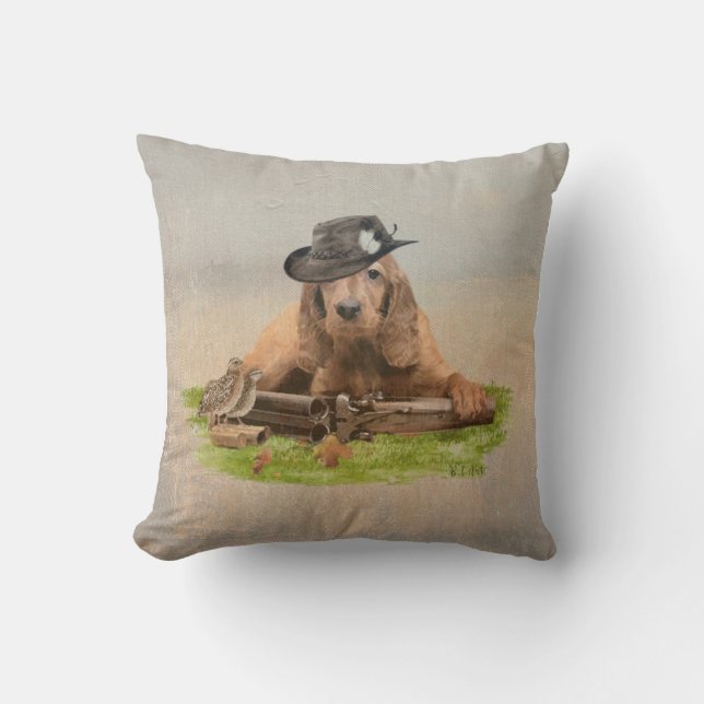 Cocker Spaniel Tapestry Poster Acrylic Print Tript Throw Pillow (Front)