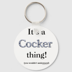 Cocker Spaniel Thing Keychain