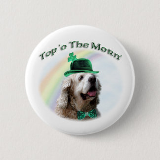 Cocker Spaniel Top of the Morn'; St. Patrick's day Pinback Button