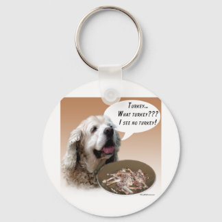Cocker Spaniel Turkey Keychain