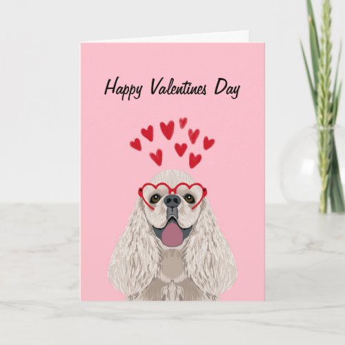 Cocker Spaniel Valentines Card _ pet valentines