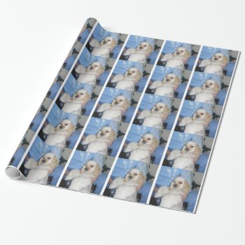 Cocker Spaniel Wrapping Paper by Rinchen365flower at Zazzle
