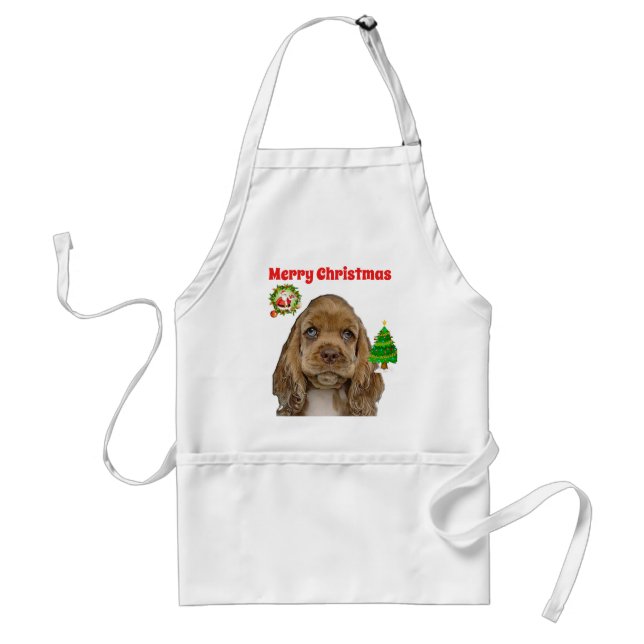 Cocker Spaniels Adult Apron (Front)