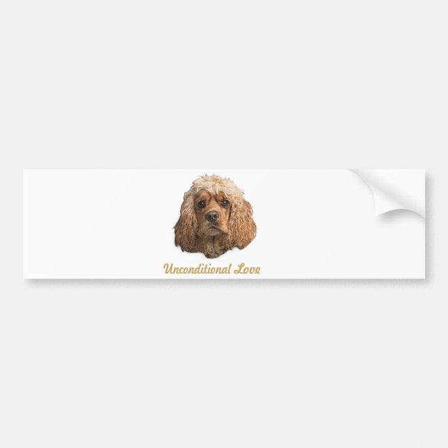 cocker Spaniels Bumper Sticker (Front)
