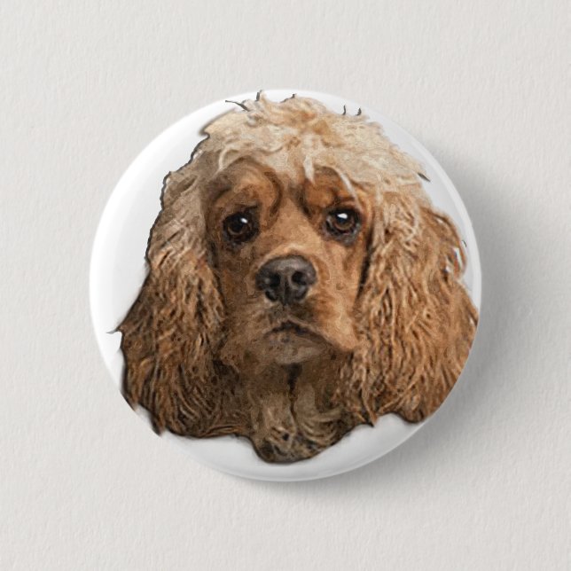 cocker Spaniels Button (Front)
