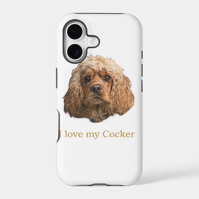 cocker Spaniels Iphone Case (Back)